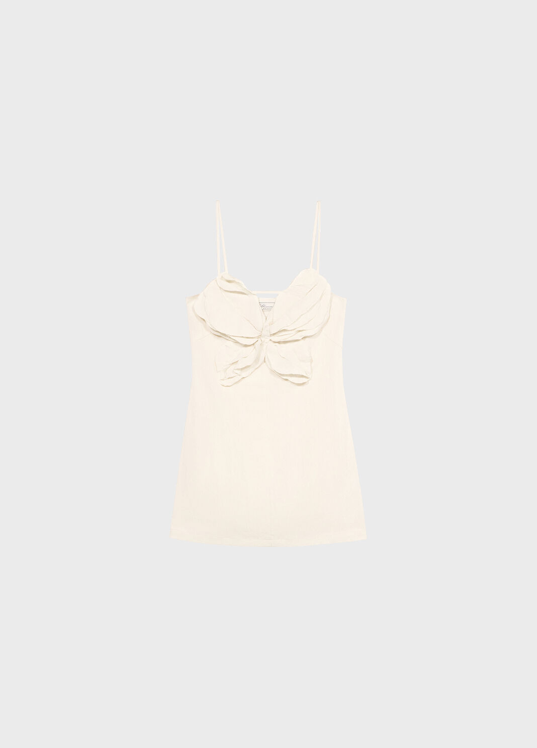 Robe courte en gabardine avec papillon  Blumarine - large image number 4