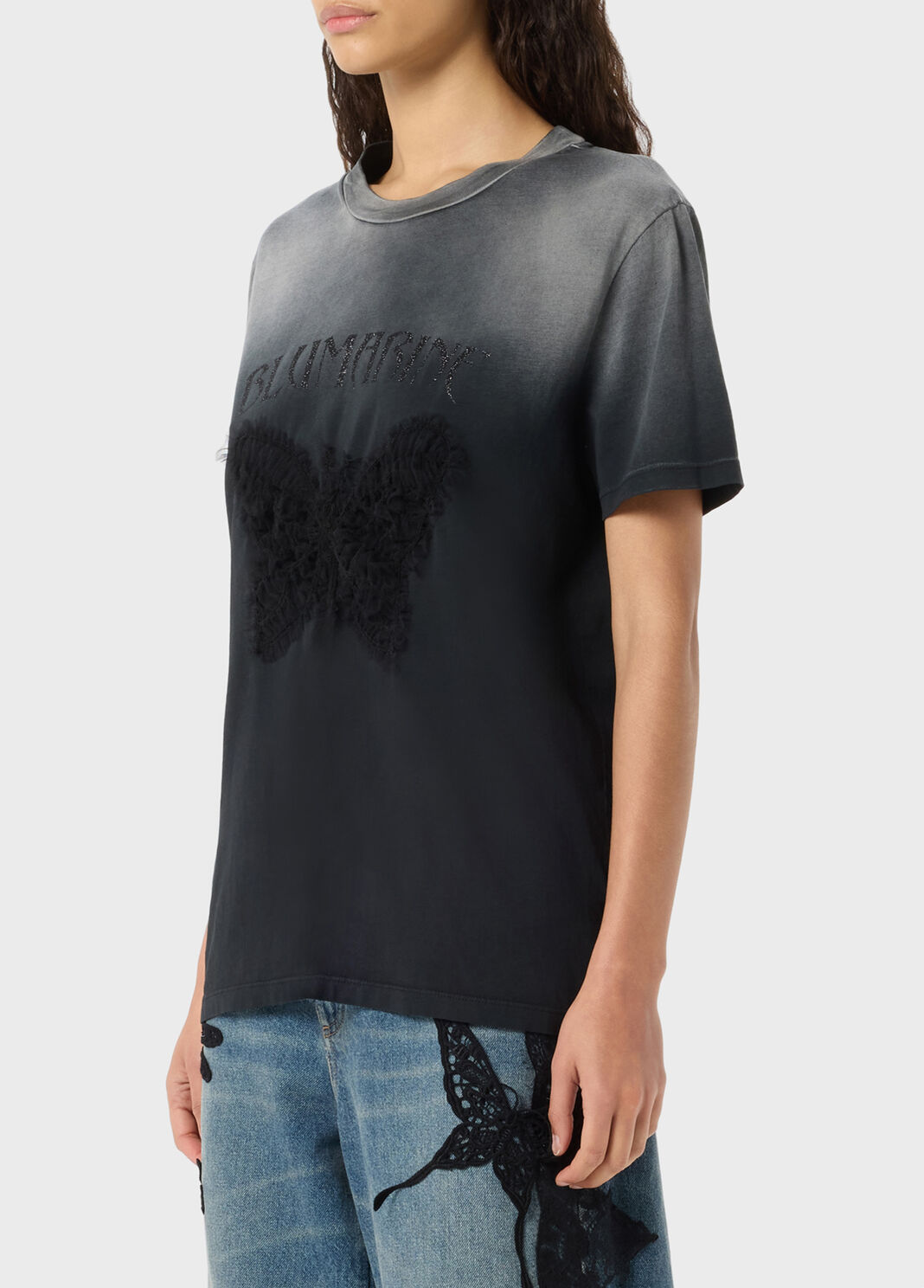 T-shirt en jersey avec broderie  Blumarine - large image number 2