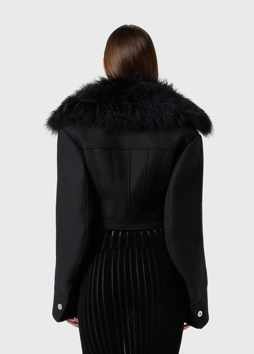 Veste en drap avec fourrure  Blumarine - large image number 1