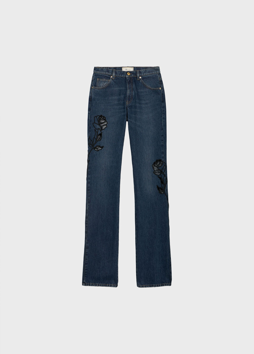 Jean droit avec broderie  Blumarine - large image number 4