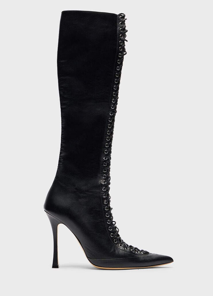 Leather boots with laces  Blumarine - medium