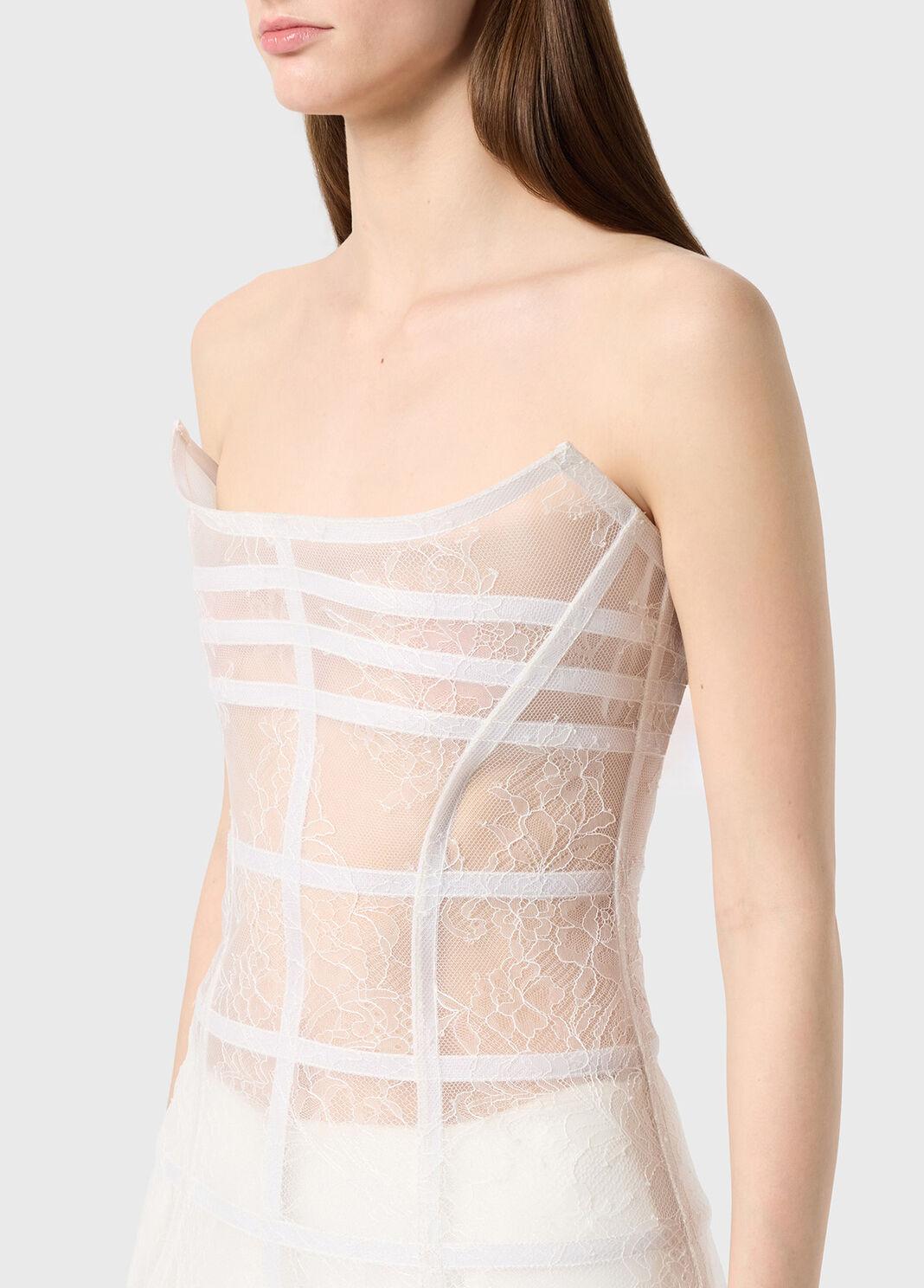 Bustier-kleid aus chantilly-spitze  Blumarine - large image number 2