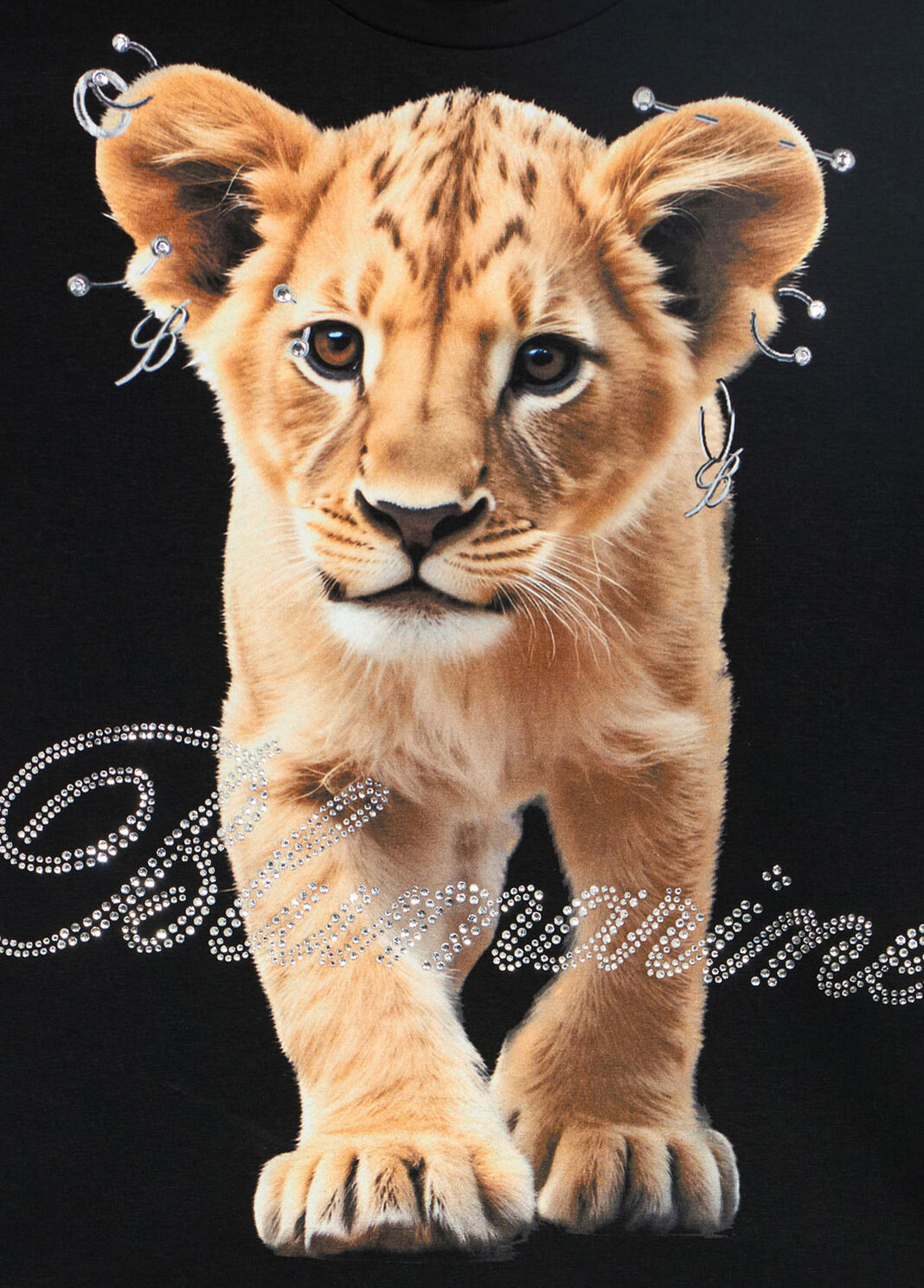Jersey T-shirt with print and Blumarine logo  Blumarine - large image number 6
