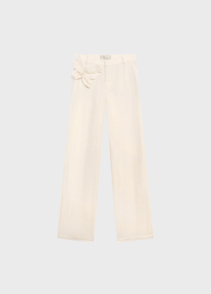 Wide-leg gabardine trousers with butterfly  Blumarine - medium