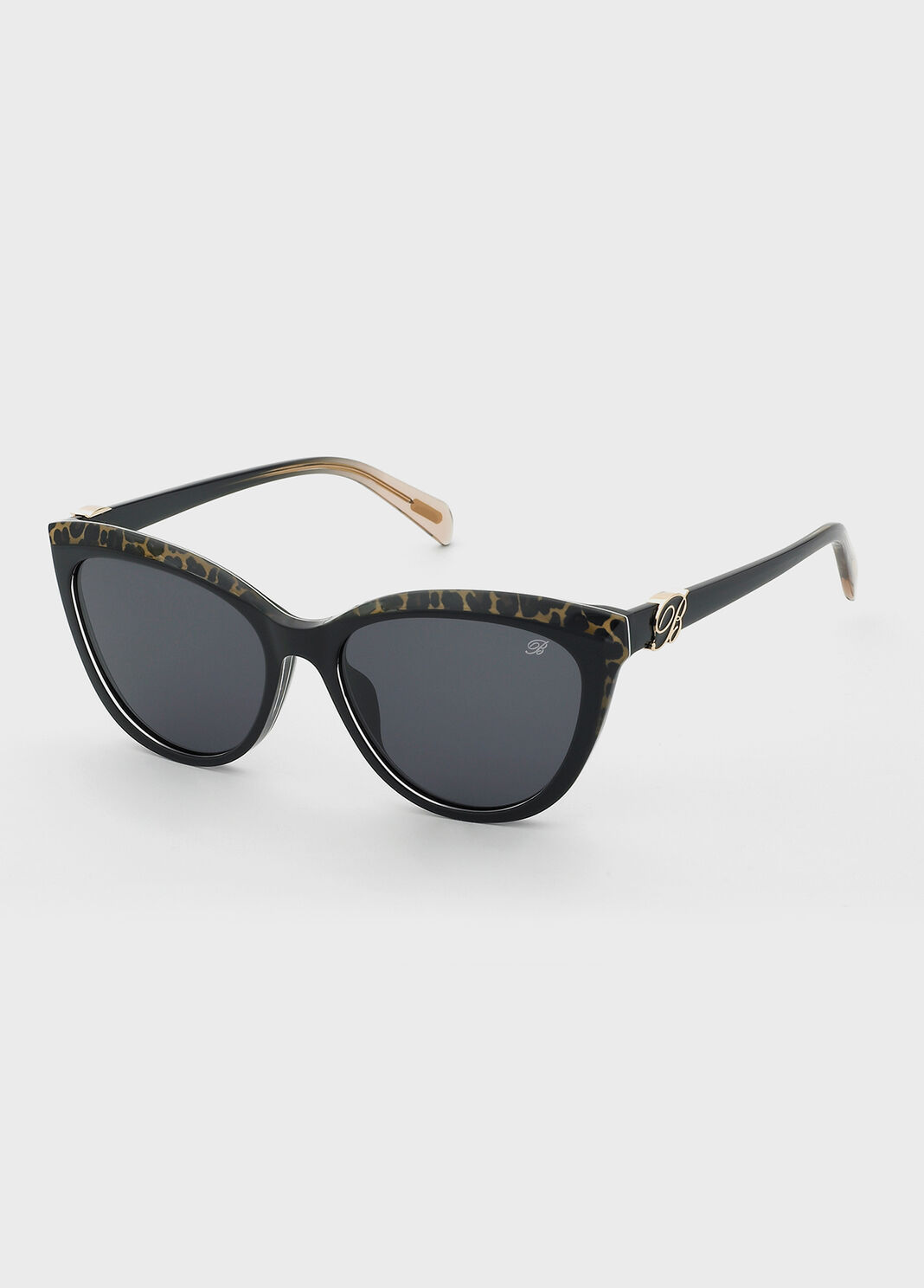 Acetate sunglasses with soft cat-eye front  Blumarine - large image number 1