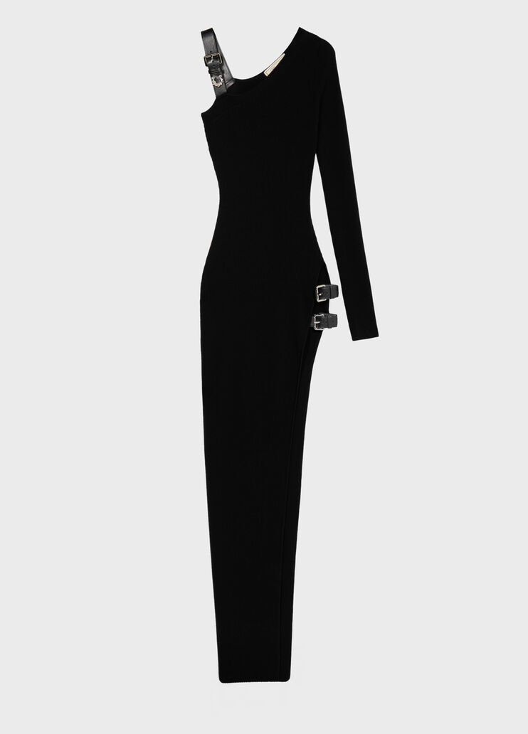 One-shoulder dress with straps  Blumarine - medium