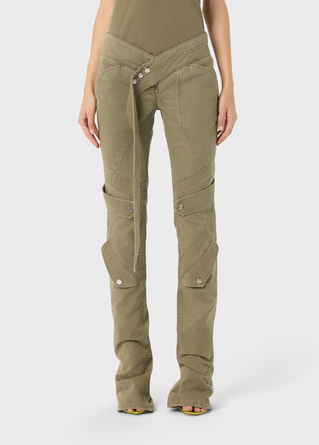 Skinny cotton bull pants  Blumarine - large image number 0