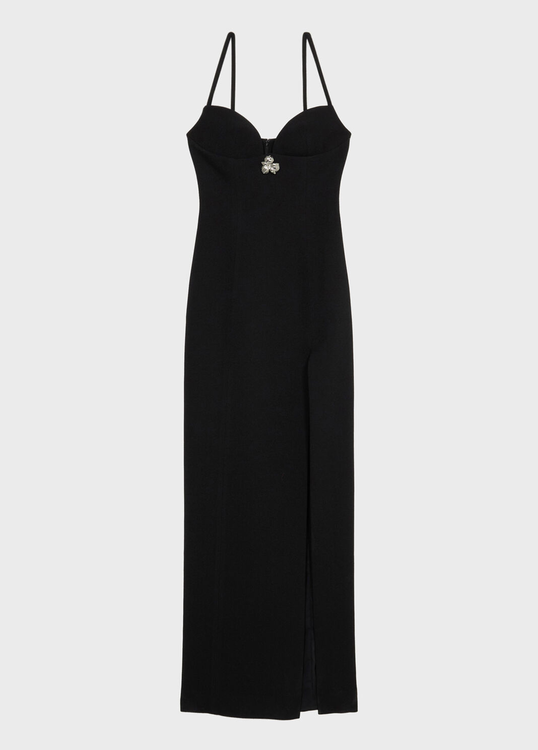 Long crepe dress with slit  Blumarine - large image number 4