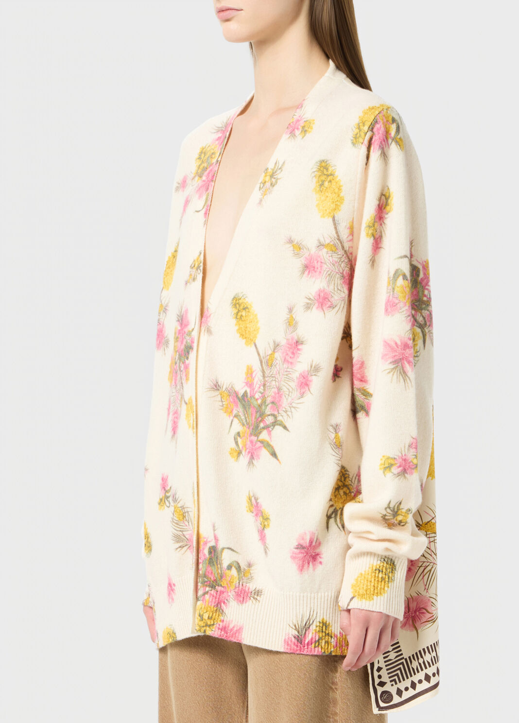 Wollcardigan mit zwei Prints  Blumarine - large image number 2