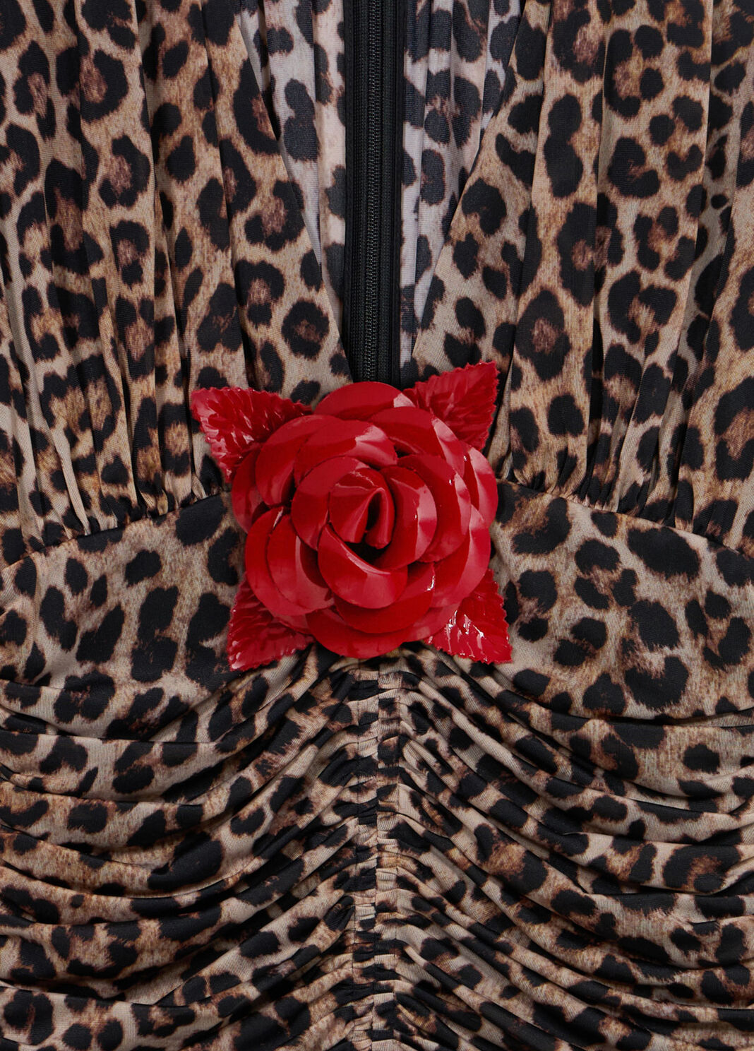 Printed jersey blouse with brooch  Blumarine - large image number 6