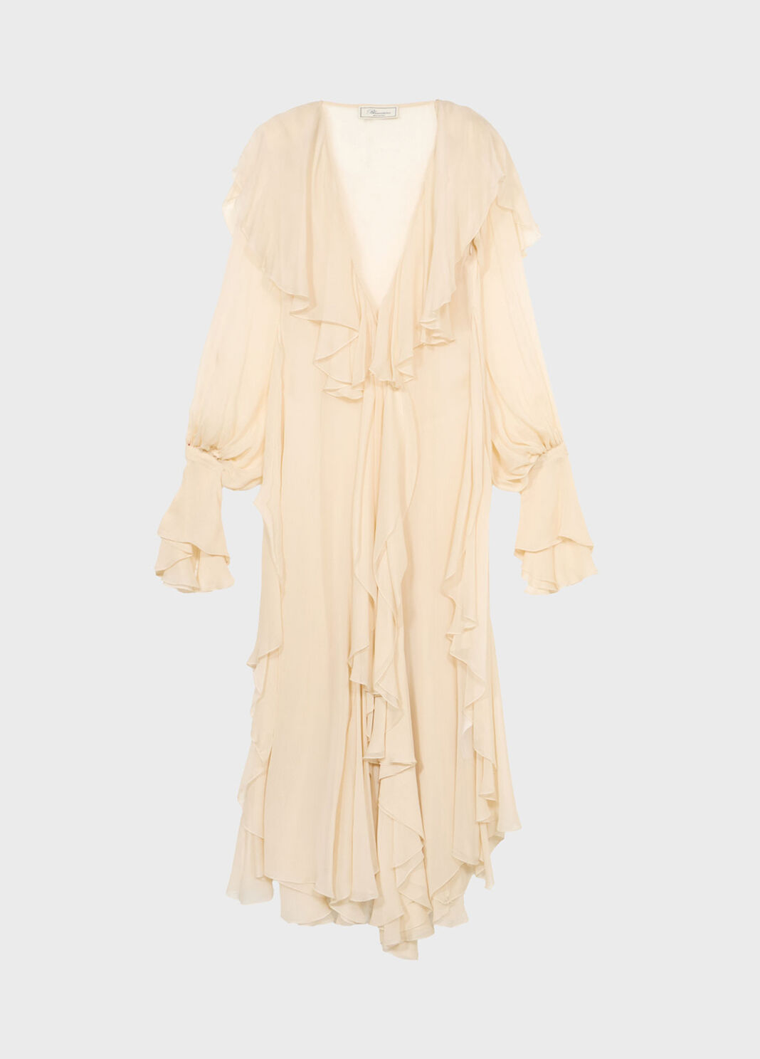 Long crepon dress with sailor collar  Blumarine - large image number 4