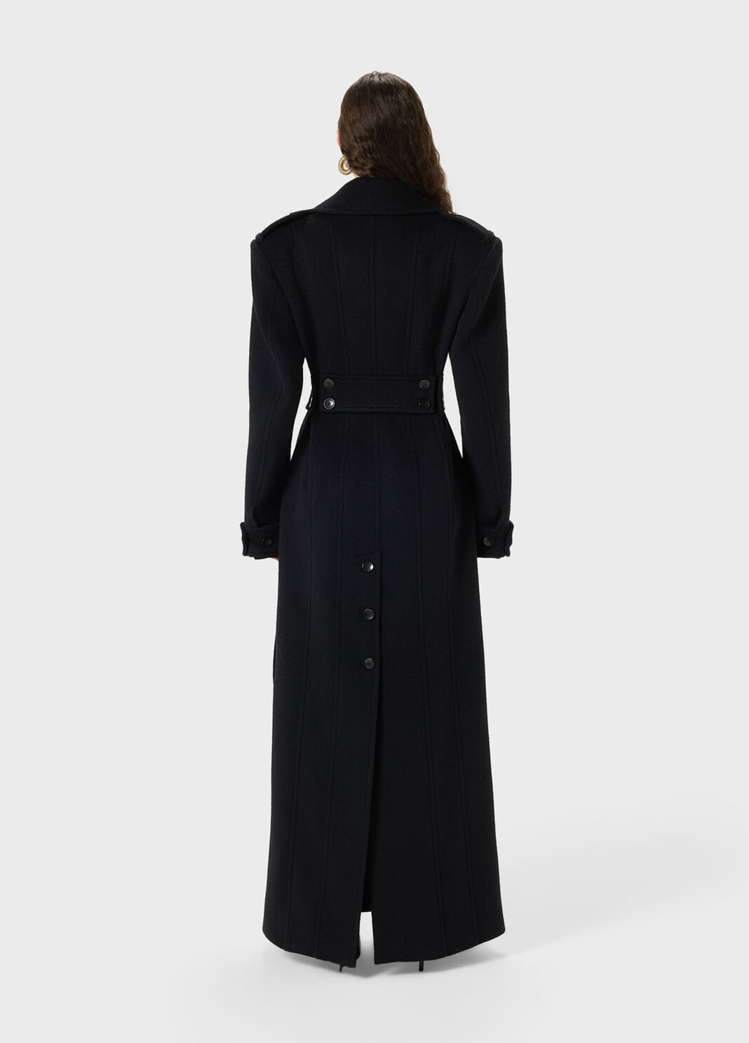 Full-length fabric coat with belt  Blumarine - large image number 1