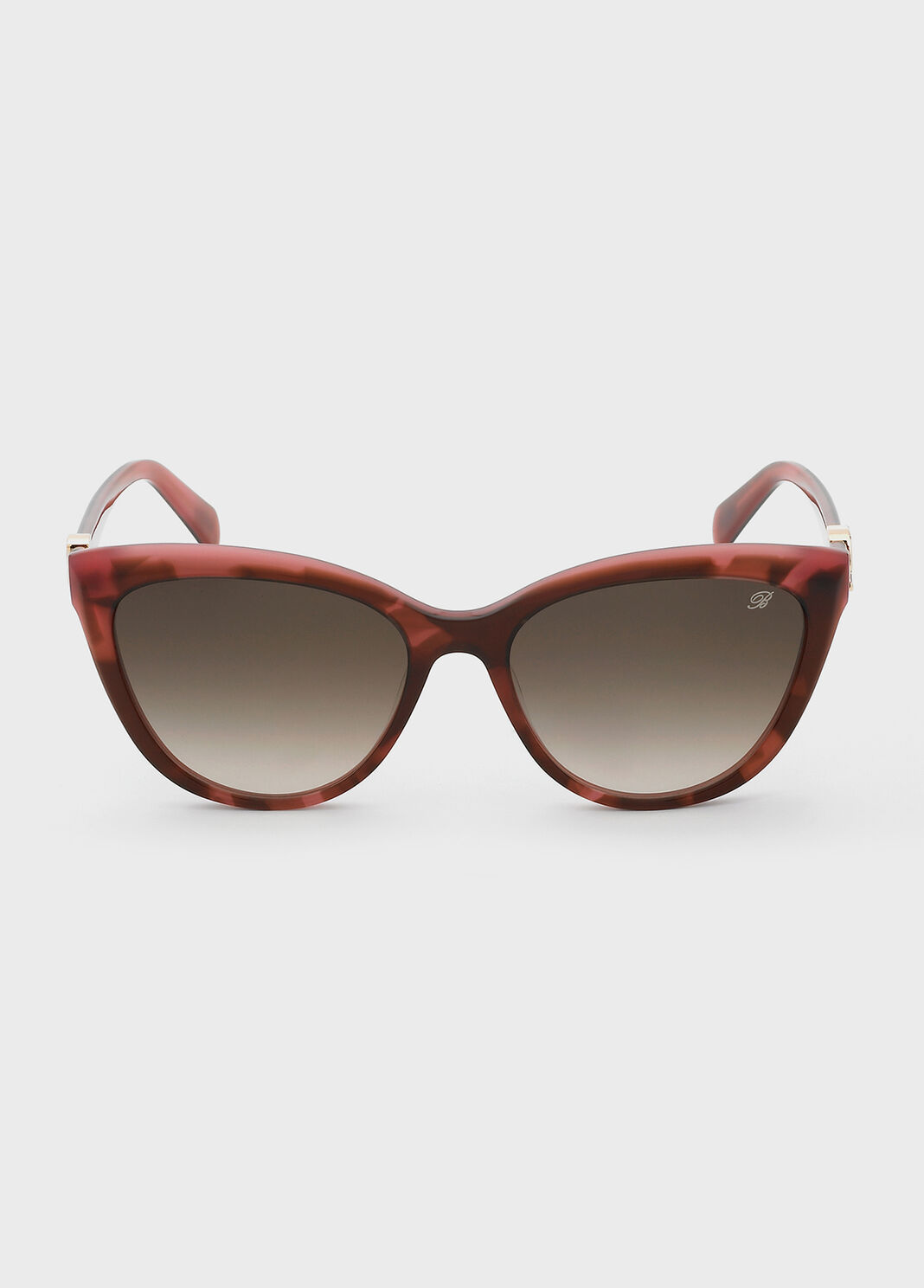 Acetate sunglasses with soft cat-eye front  Blumarine - large image number 0