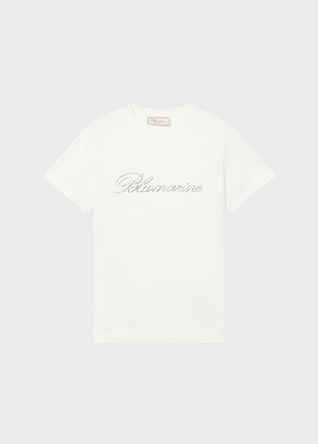 T-shirt en jersey avec broderie Blumarine &agrave; strass  Blumarine - large image number 4