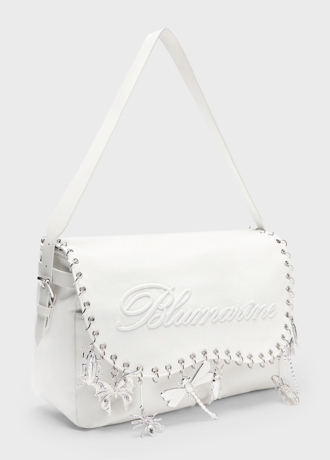 Grand sac messager avec breloques  Blumarine - large image number 2