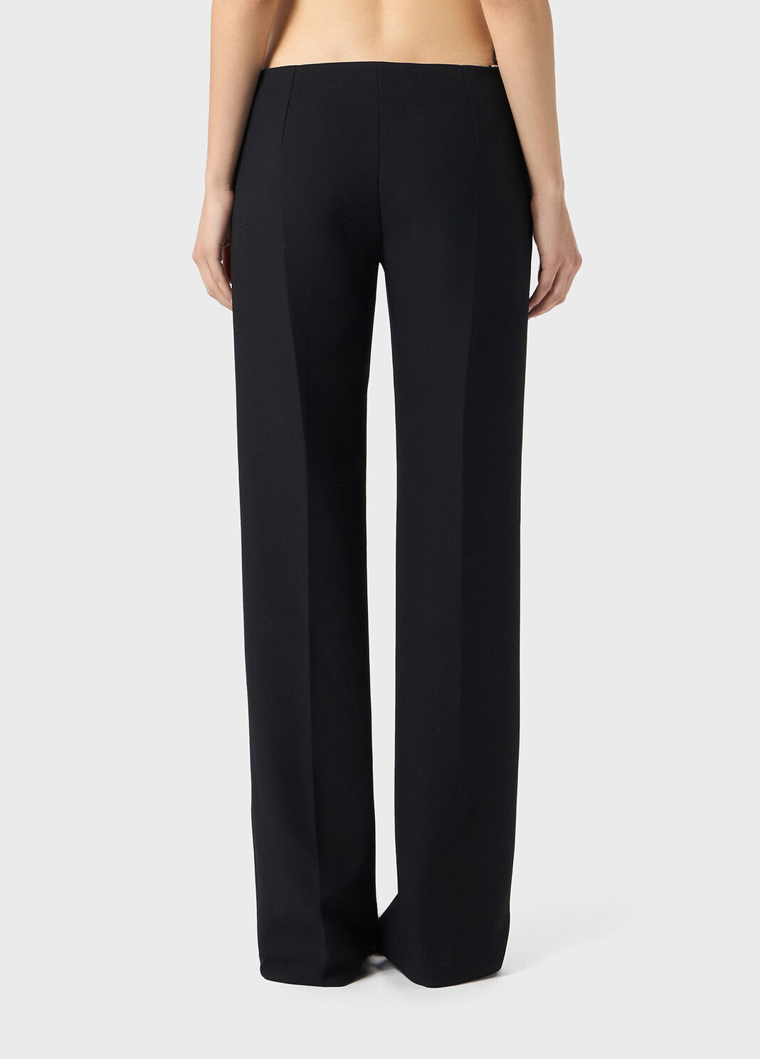 Cady pants with cutwork embroidery and rhinestones  Blumarine - large image number 1