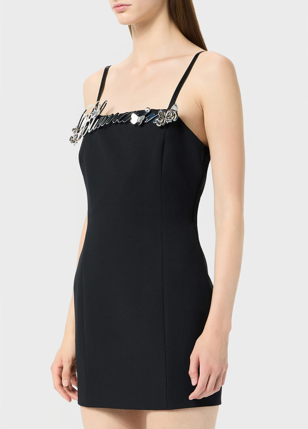 Mini dress with metal logo  Blumarine - large image number 2