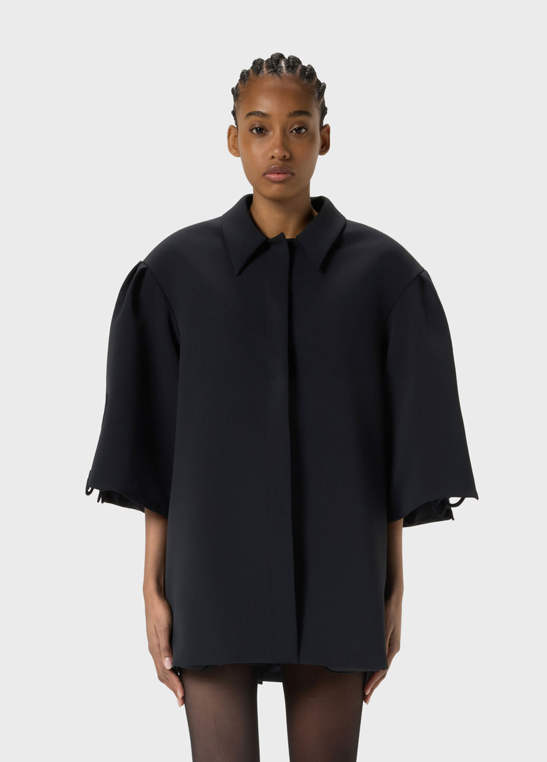 Oversized cady jacket with embroidery  Blumarine - large image number 0