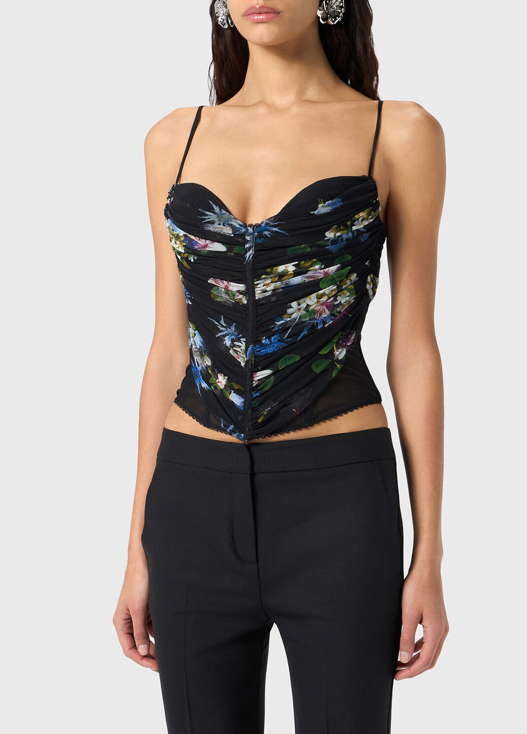 Top bustier in tulle stampato  Blumarine - large image number 2