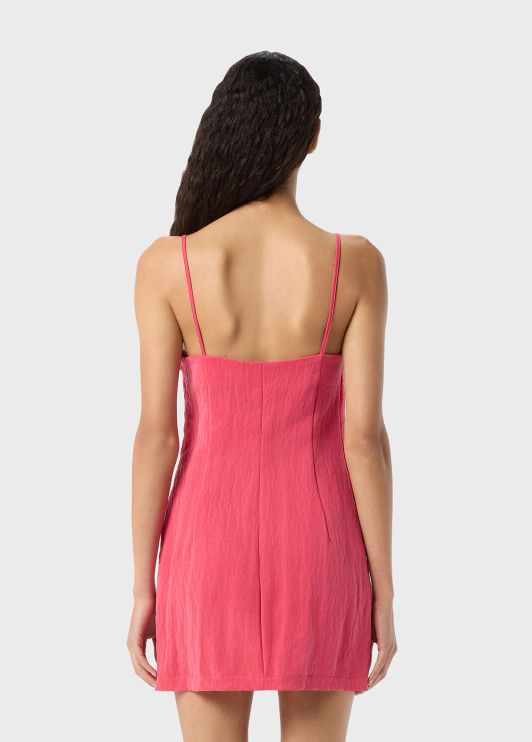 Robe courte en gabardine avec papillon  Blumarine - large image number 1