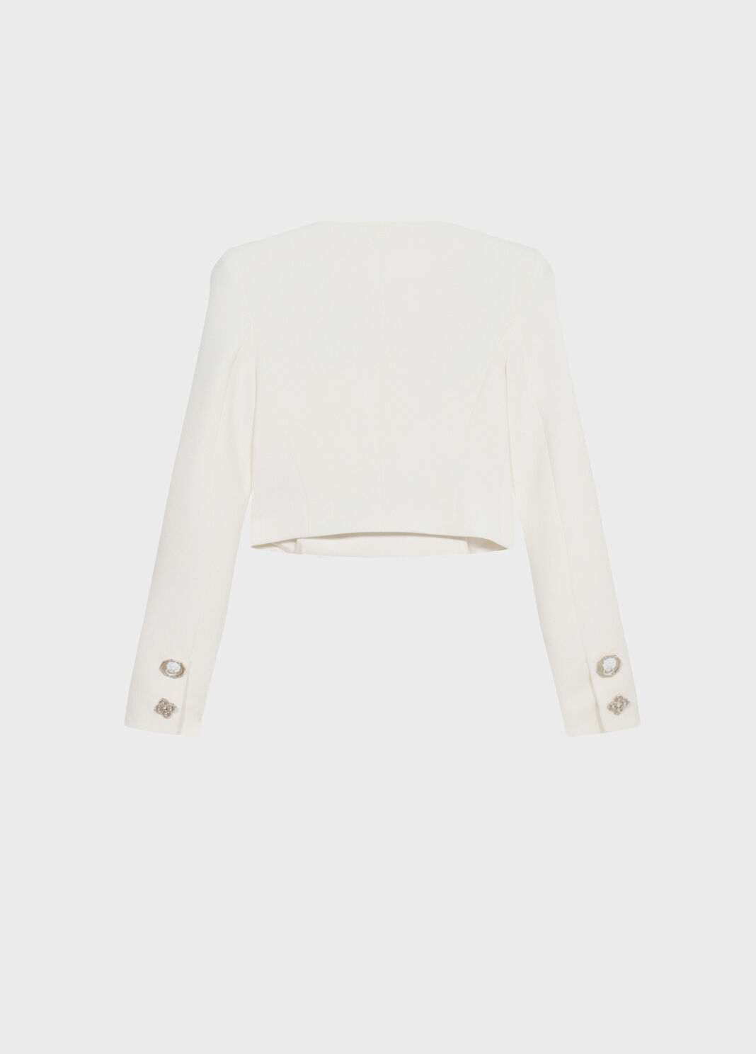 Double-breasted cady jacket with jewel buttons  Blumarine - large image number 5