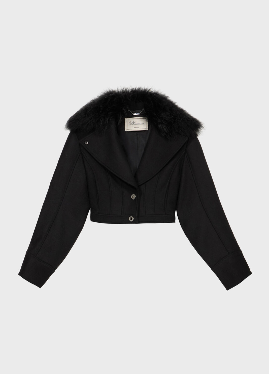 Veste en drap avec fourrure  Blumarine - large image number 4