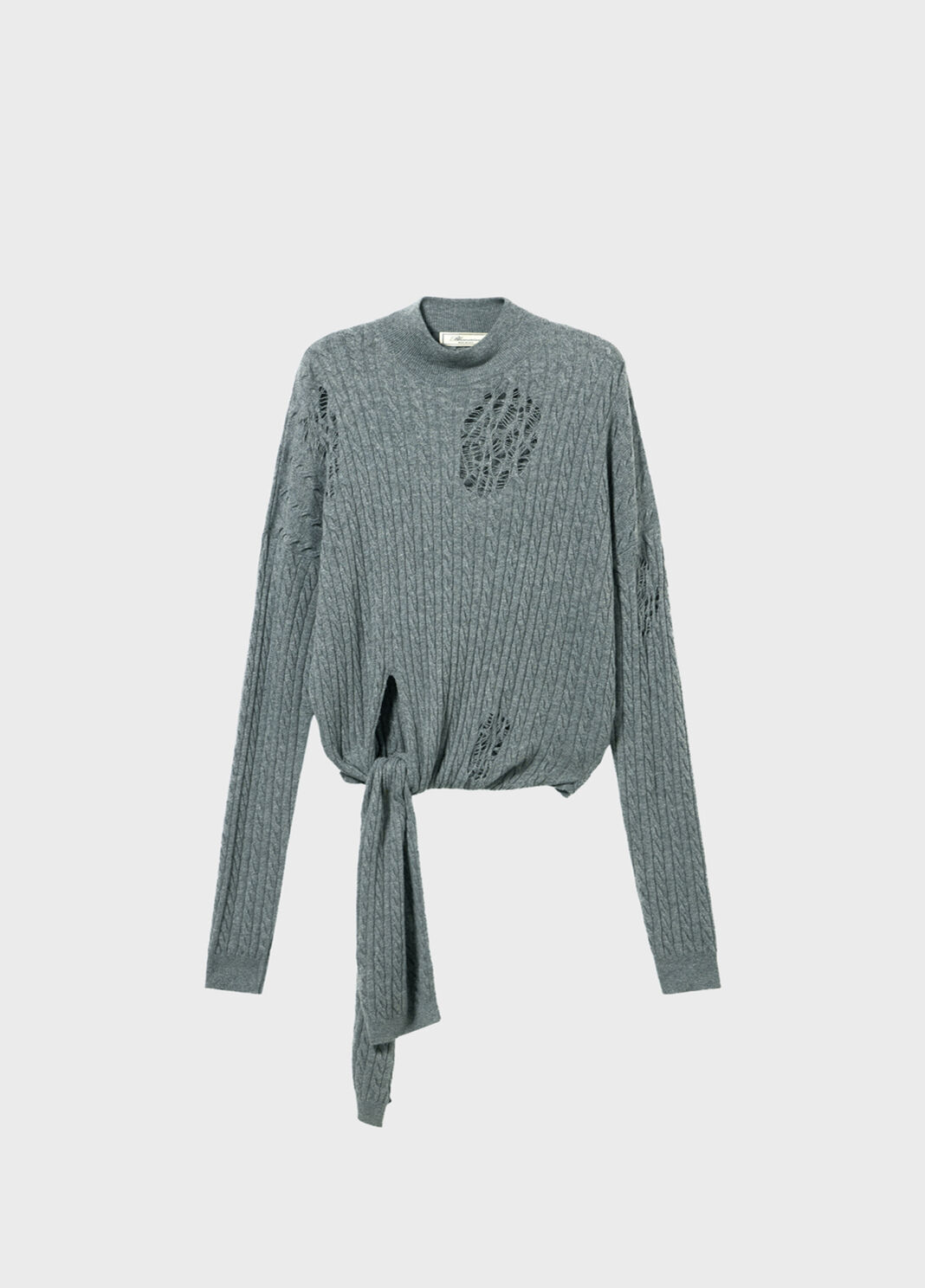 Twisted knit sweater with front knot  Blumarine - large image number 4