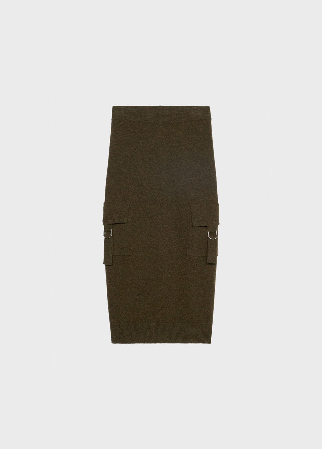 Jupe midi en maille avec poches cargo  Blumarine - large image number 4