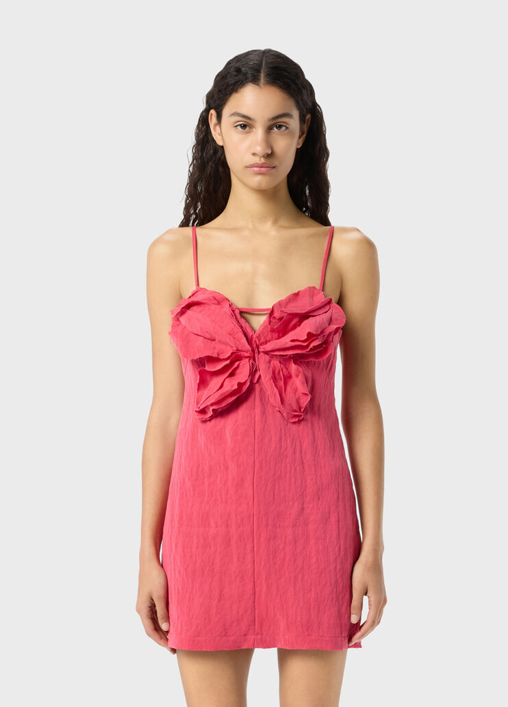 Robe courte en gabardine avec papillon  Blumarine - medium