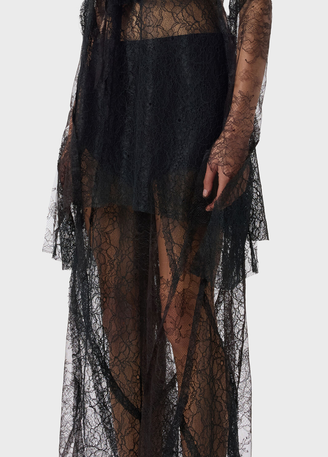 Palazzo Pants in Lace Mix  Blumarine - large image number 2