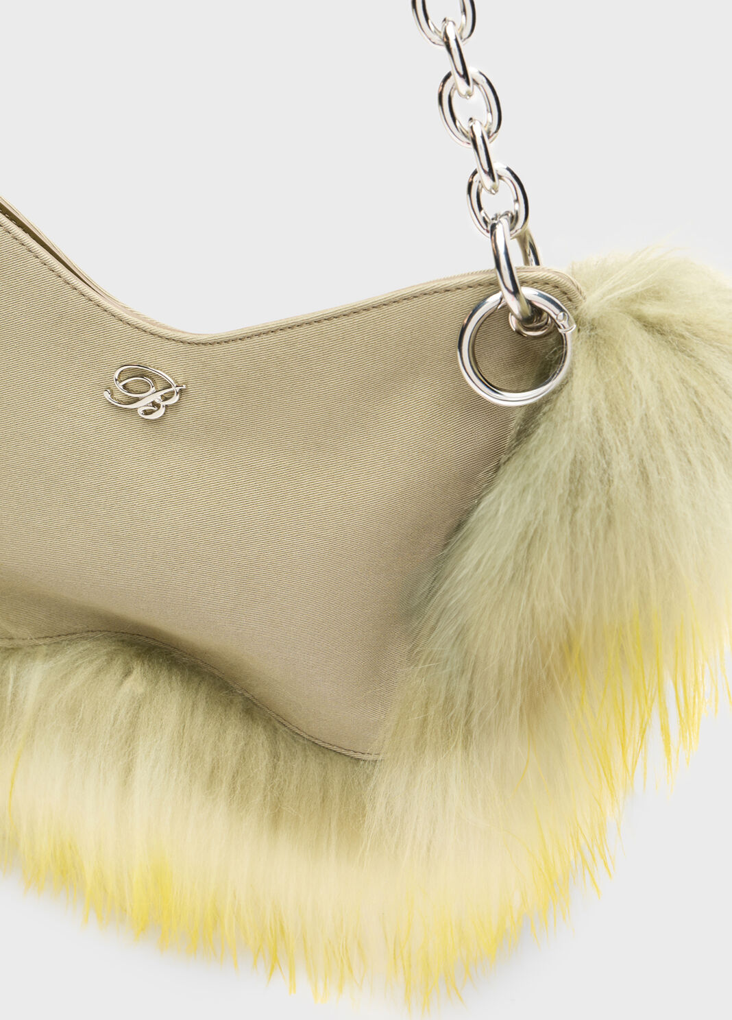 Large Butterfly Bag with Fur  Blumarine - large image number 4