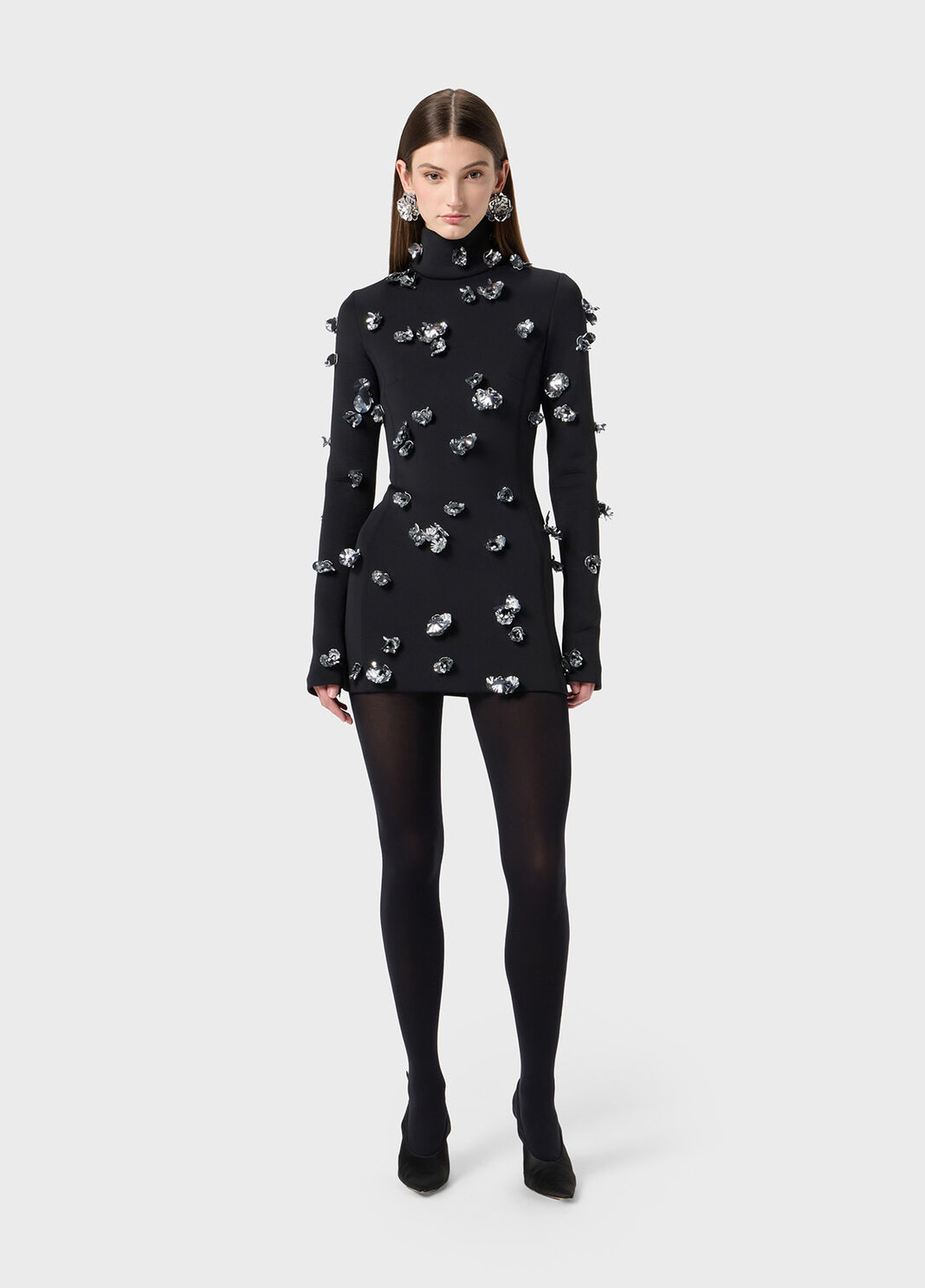 Abito corto in neoprene con ricamo  Blumarine - large image number 3