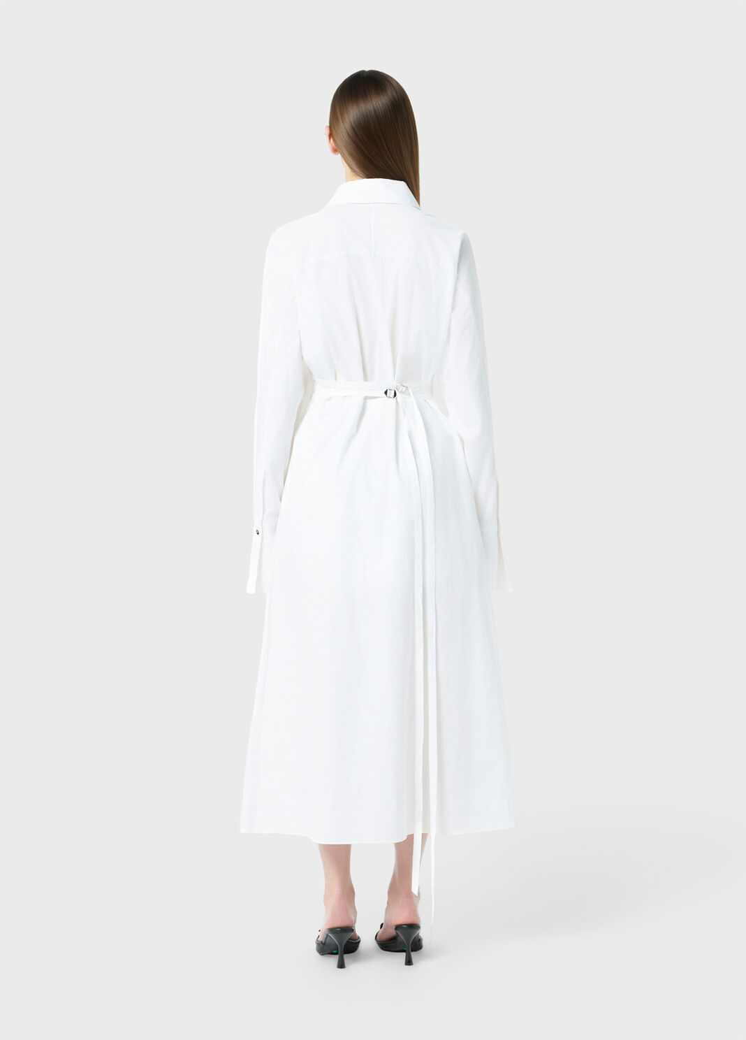 Poplin shirt dress with belt  Blumarine - large image number 1