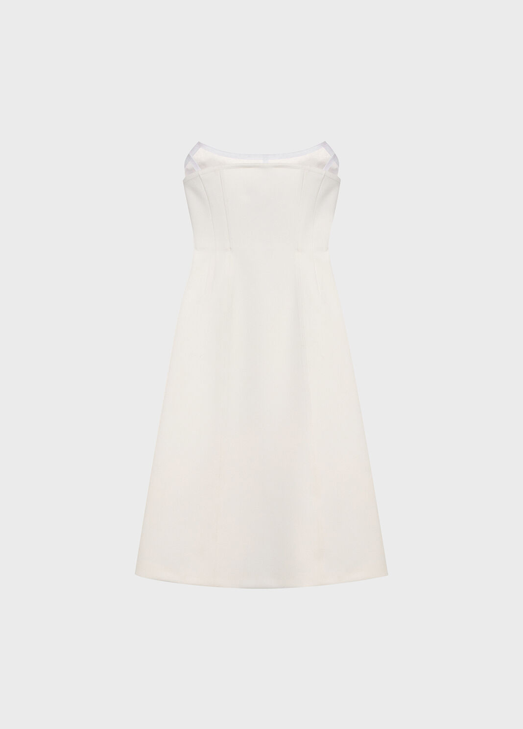 Midi dress in cr&ecirc;pe with shaped neckline  Blumarine - large image number 4