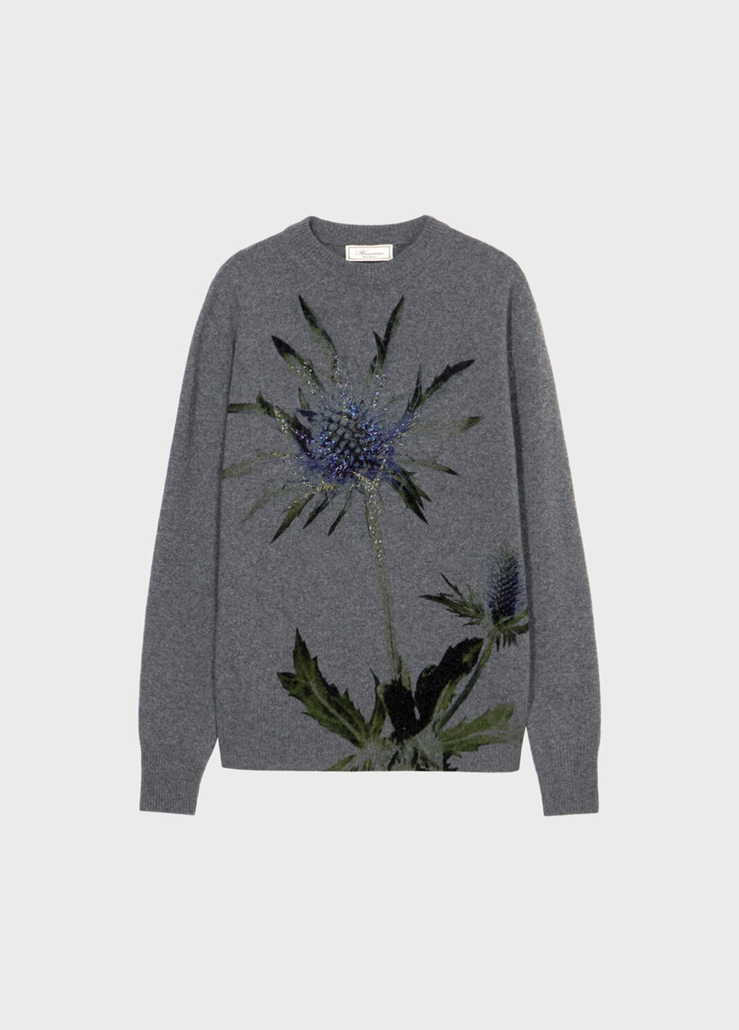 Wool printed pullover with embroidery  Blumarine - large image number 4