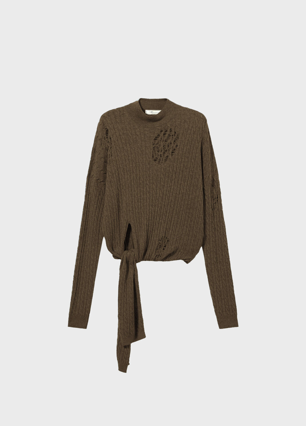 Twisted knit sweater with front knot  Blumarine - large image number 4