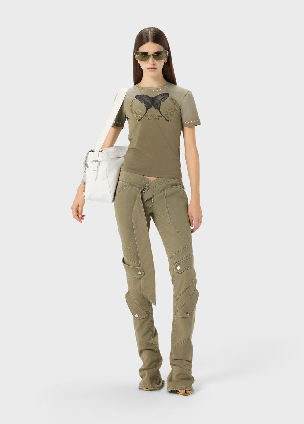 Skinny cotton bull pants  Blumarine - large image number 3