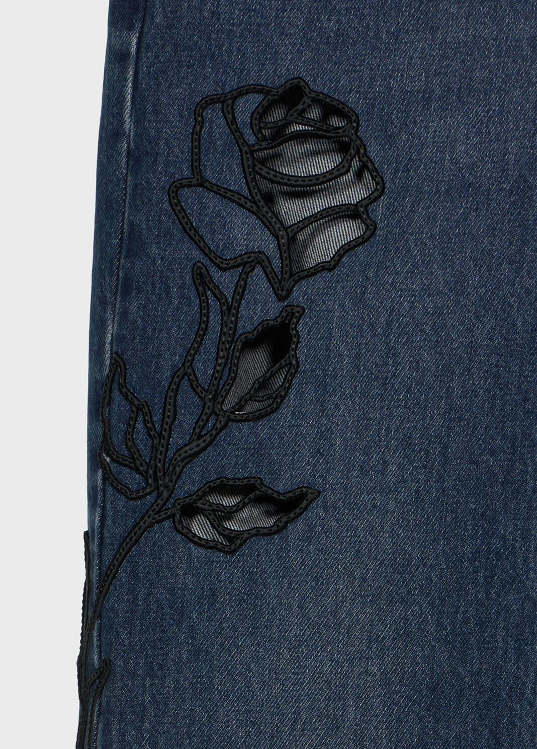 Jean droit avec broderie  Blumarine - large image number 6
