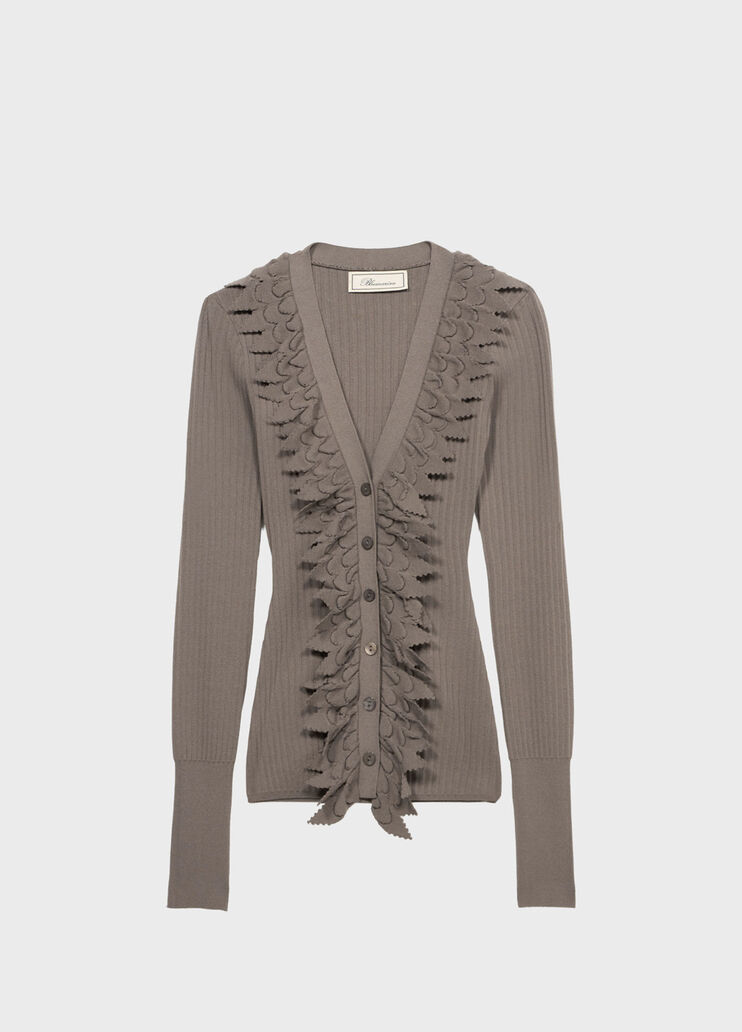 Knit cardigan with ruches  Blumarine - medium