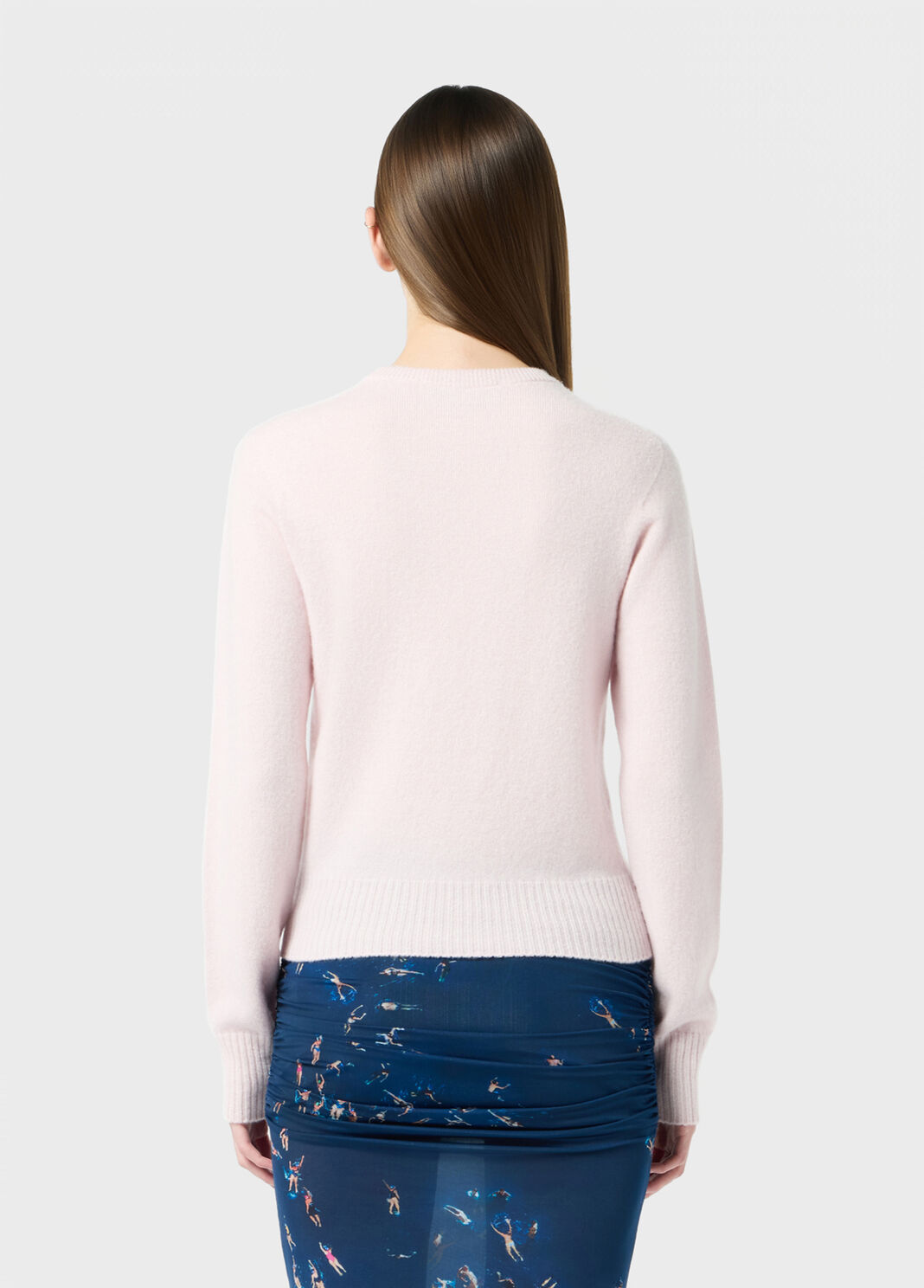 Cashmere jumper with rhinestone embroidery  Blumarine - large image number 1