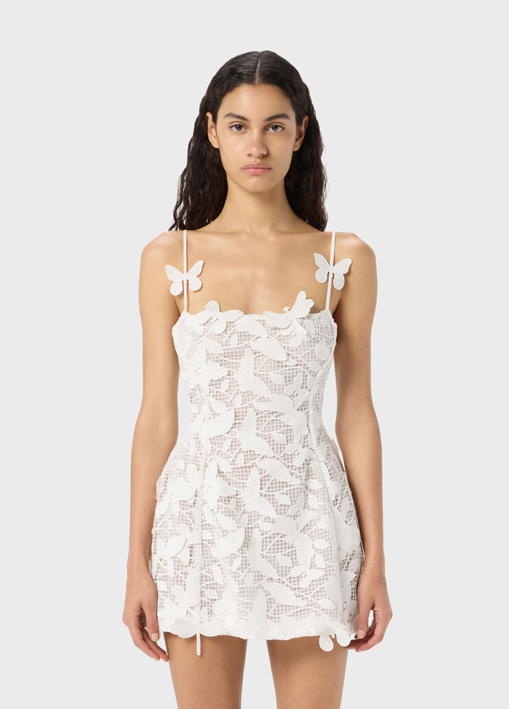 Short dress in macram&eacute; lace  Blumarine - medium