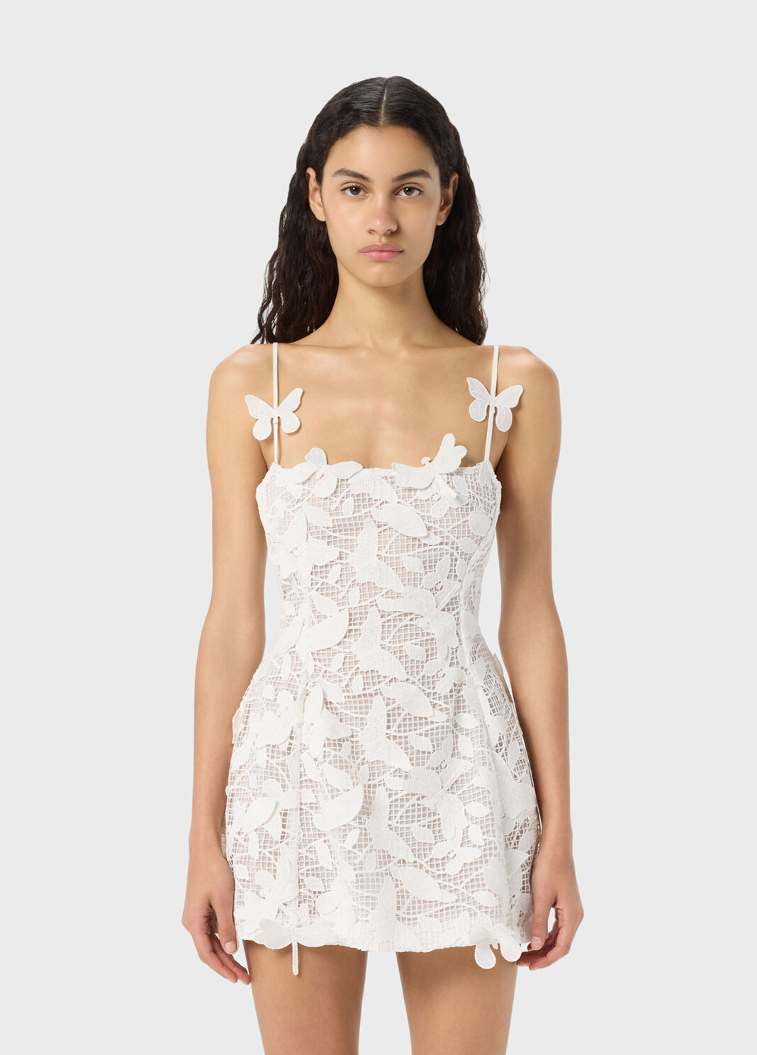 Short dress in macram&eacute; lace  Blumarine - large image number 0