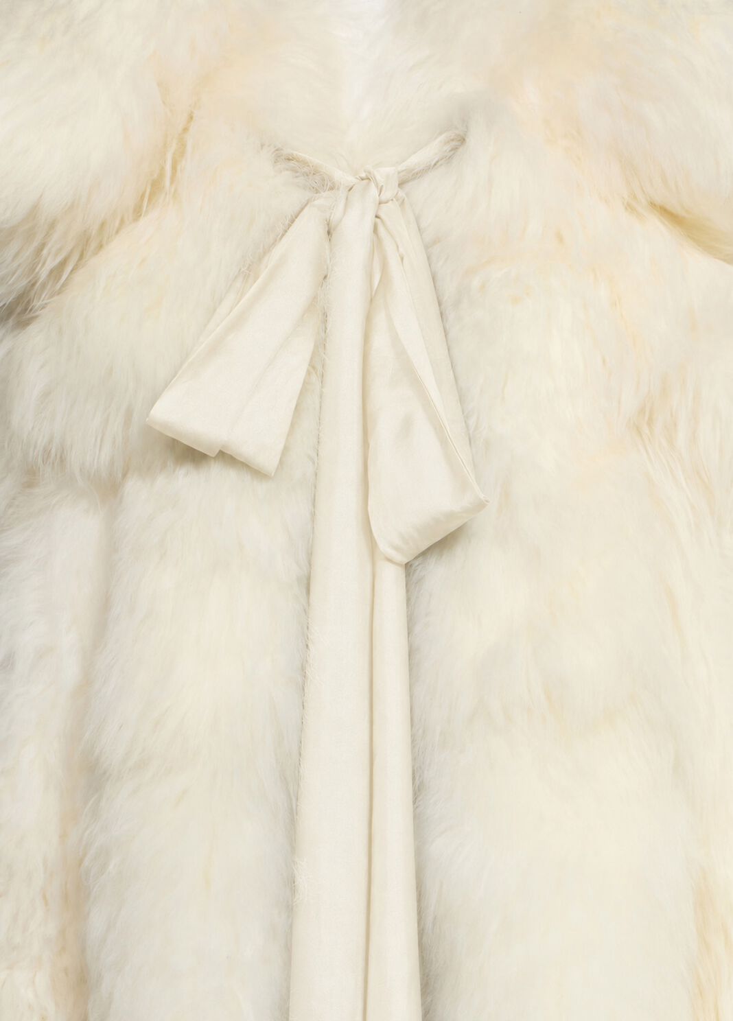 Fur cape with satin bow  Blumarine - large image number 6