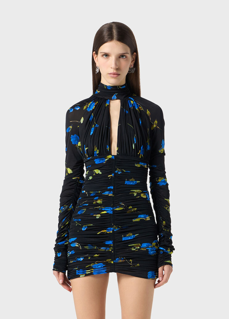 Abito in jersey a stampa con cut-out  Blumarine - medium Abito in jersey a stampa con cut-out  Blumarine - medium