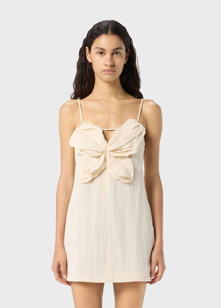 Robe courte en gabardine avec papillon  Blumarine - medium