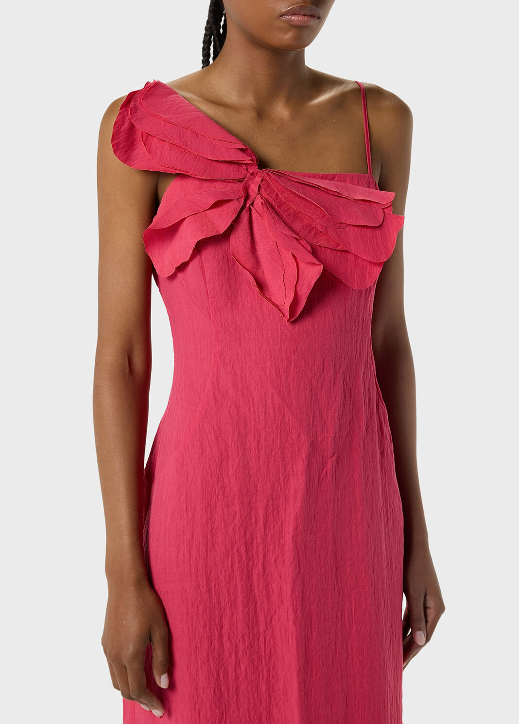 Midi dress in washed gabardine with 3D butterfly  Blumarine - large image number 2