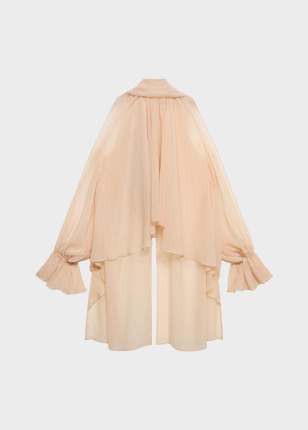 Asymmetrical chiffon blouse  Blumarine - large image number 4