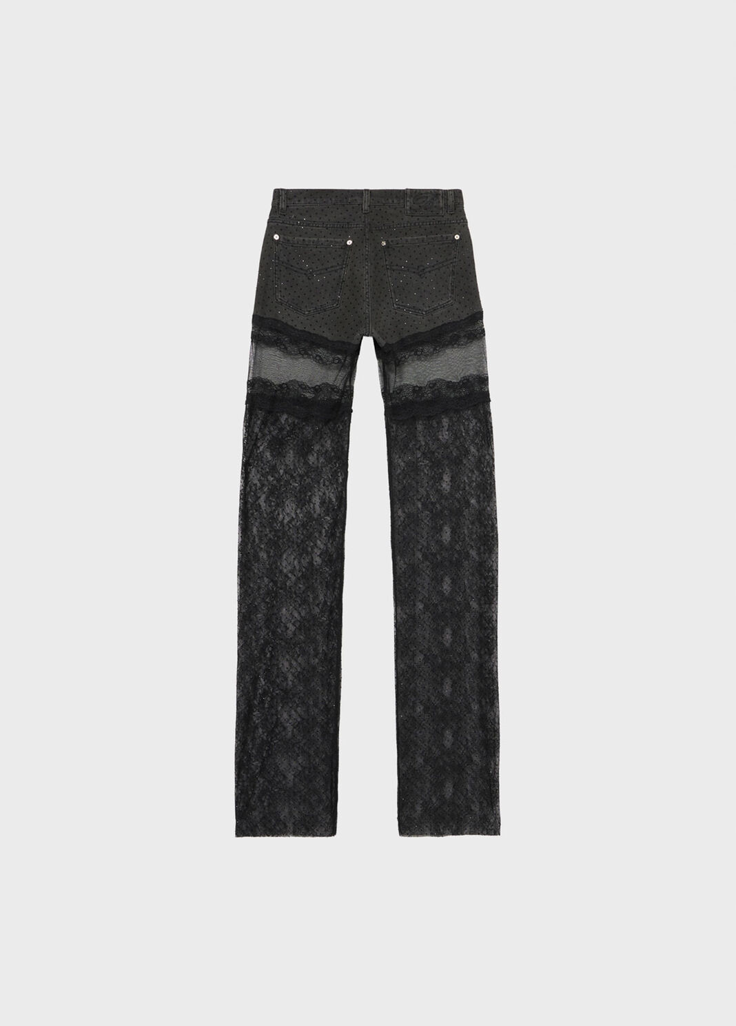 Jeans with tulle and lace  Blumarine - large image number 5