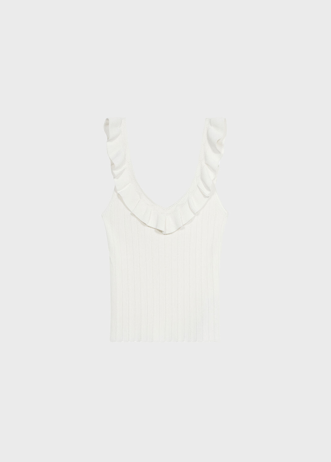 Ribbed Top with Ruffles  Blumarine - large image number 4
