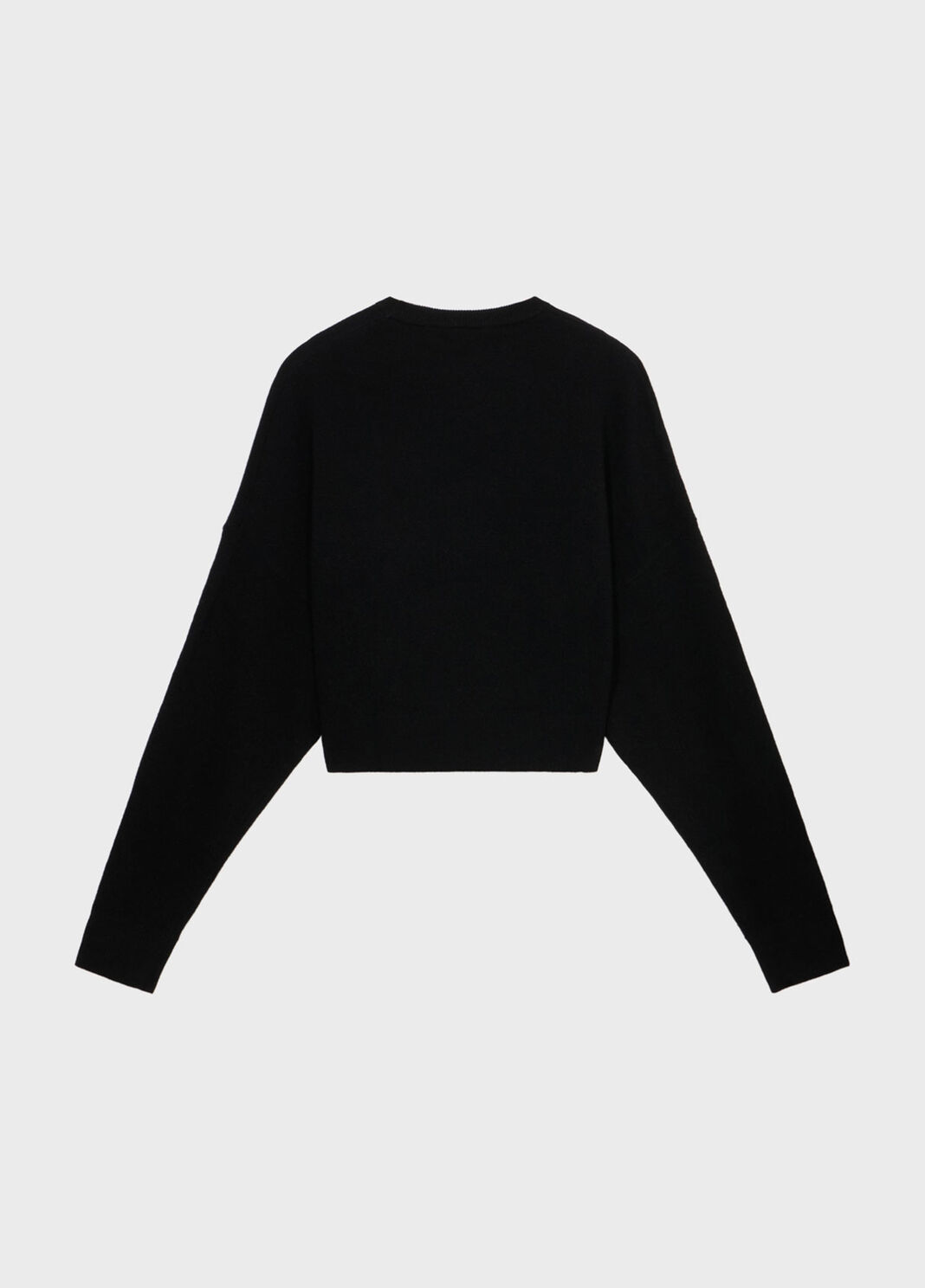 Wool jumper with rhinestone-detailed logo embroidery  Blumarine - large image number 5